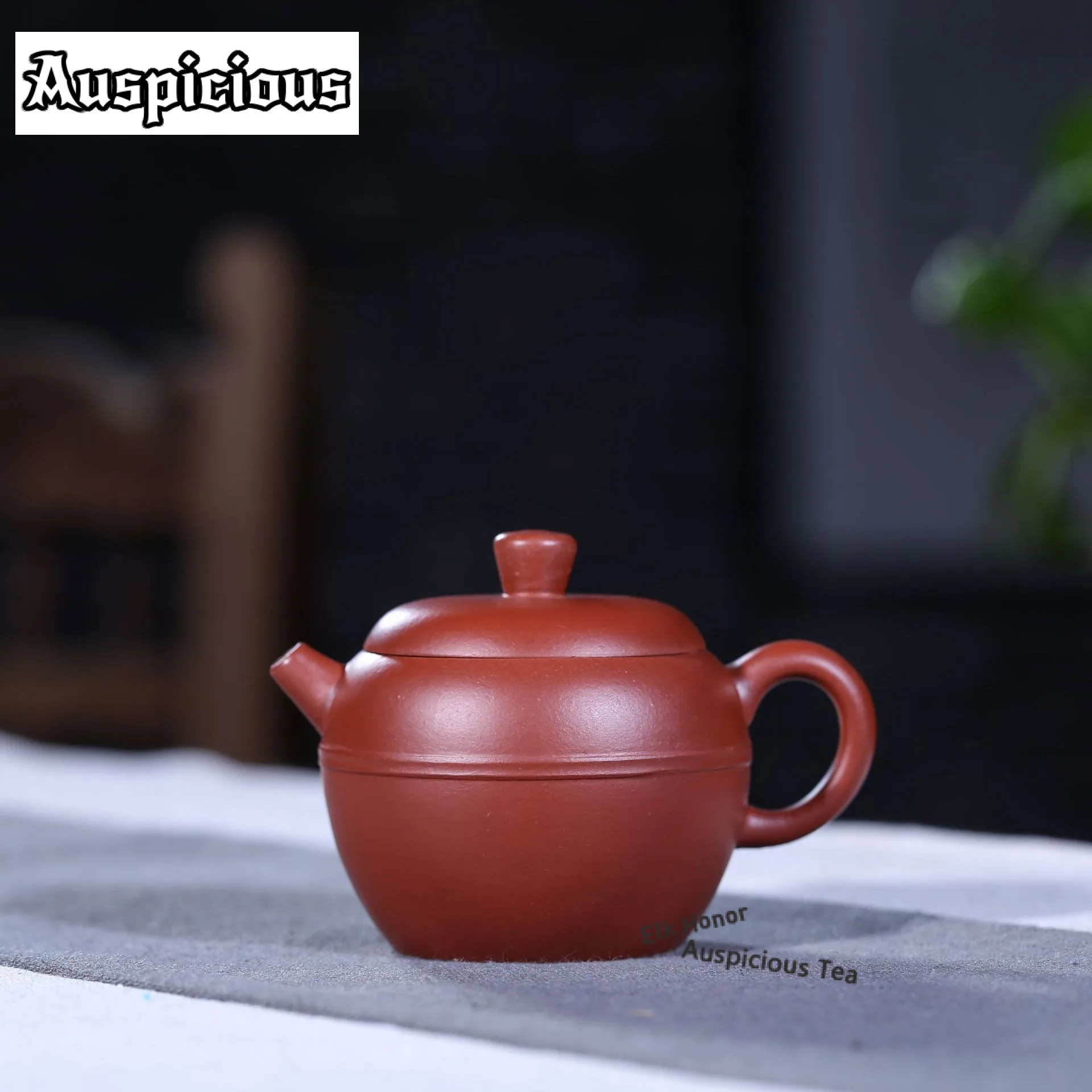 

130 мл антикварные чайники из фиолетовой глины Исин ручной работы, маленькая емкость, горшок Julun, сырая руда, грязевой чайник Дахунпао, чайный сервиз Zisha, подарок ча