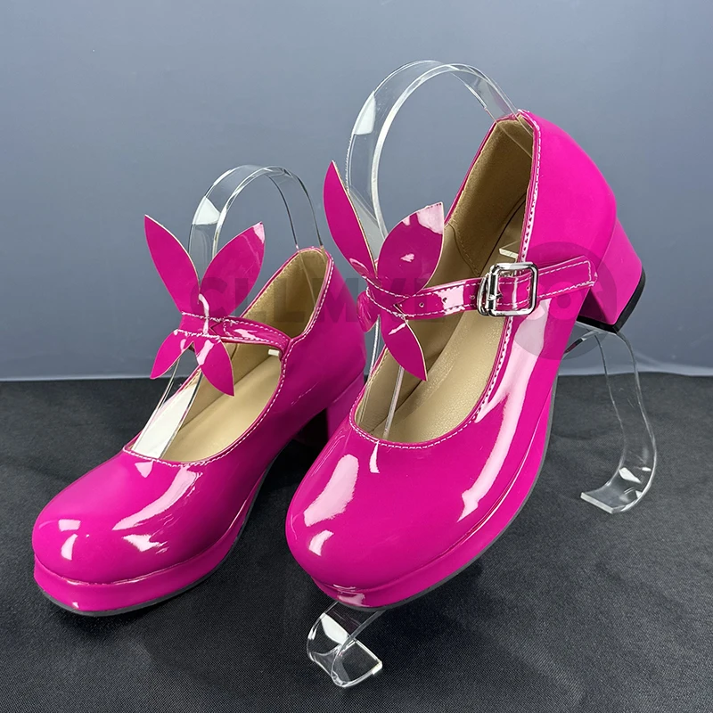 Anime Re Zero Beatrice Cosplay Shoes Beatrice High Heeled 5cm Lolita Shoes For Hallowmas Party Adult Women Men Role Play Prop
