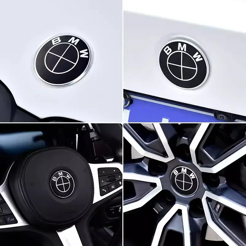 4Pcs 68mm 56mm Car Wheel Center Hub Cap Caps Emblem Logo For BMW E90 E60 E61 E93 E87 E36 E46 E39 E53 F30 F20 F10 F15 X1 X3 X5 X6