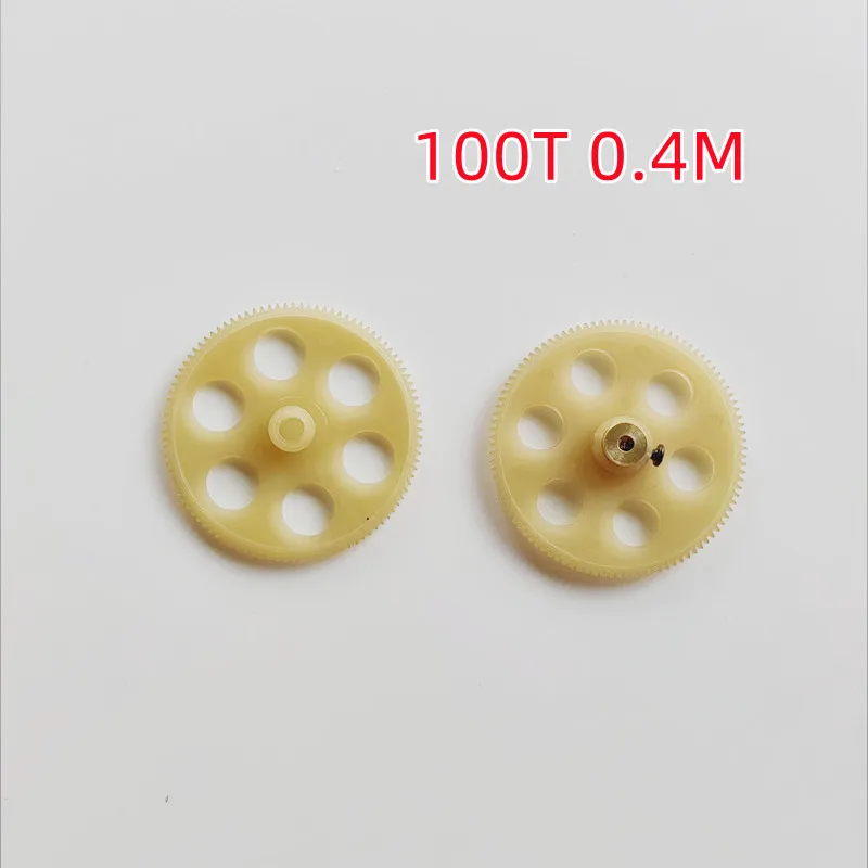 2PCS Diameter is 41mm 4.1cm 100T 0.4M Main Gear Set Upper Lower Gear A B R/C Helicopter Rc Spare Parts hobby Model Accessories