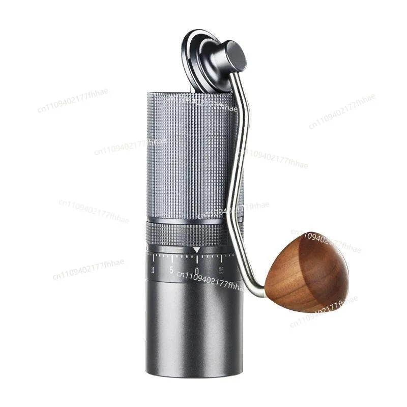 External Adjustment Hand-crank Bean Grinder, Steel Core Coffee Bean Grinder 6/7 Star Portable Outdoor Stainless Steel