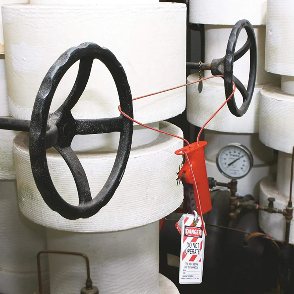 

Adjustable Nylon Cable Lockout Irregular Industrial Equipment Safety Lock Device 1.6m / 5.2ft Safety Cable Lockout Cable Lockout
