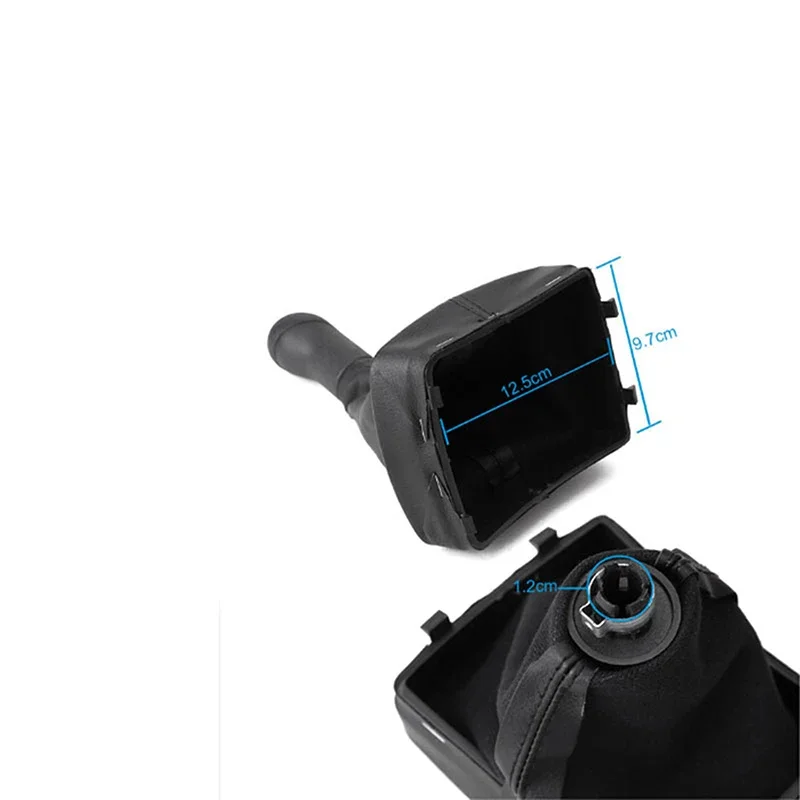 5 Speed Car Gear Shift Knob With Dust Gaitor Boot Cover For Volkswagen VW Polo 9N 9N2 2002 2003 2004 2005 2006 2007 2008 2009