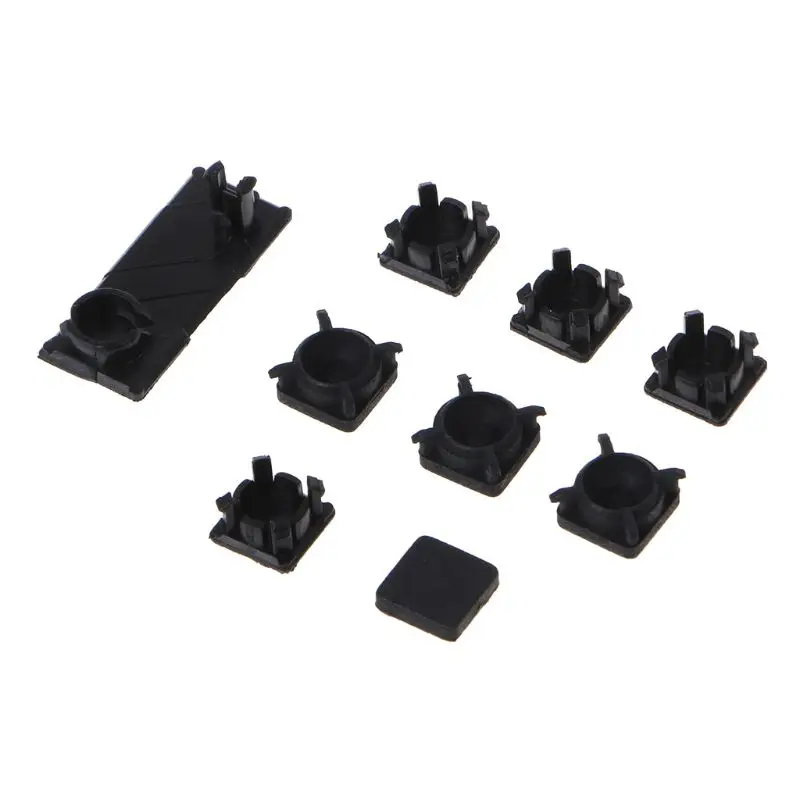 Kit de cubierta de pies de tornillo, almohadilla de goma para arranque, reparación de repuesto para consola Ps3 Slim 2000 3000, paquete de 9 piezas