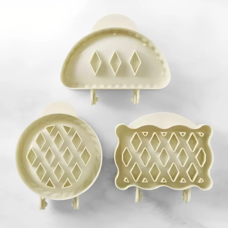 1/3 Uds. Mini moldes clásicos para tarta de mano, molde para tarta de manzana, molde para galletas, productos para hornear
