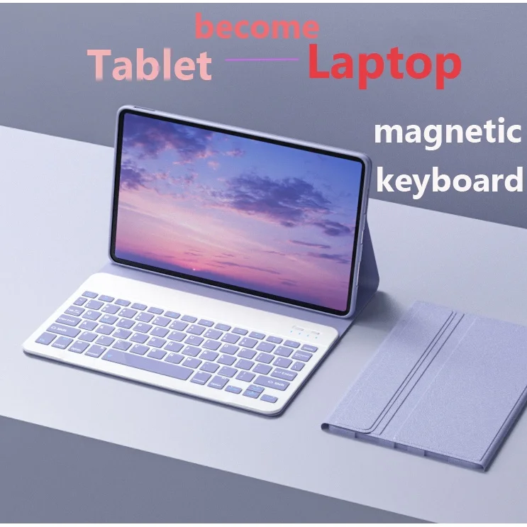 

Magnetic Keyboard Cover for Huawei Matepad SE 10.4 2022 Air 11.5 2023 T10S T10 SE 10.1 M6 10.8 Pro 11 2022 11 2021 BFlip Case