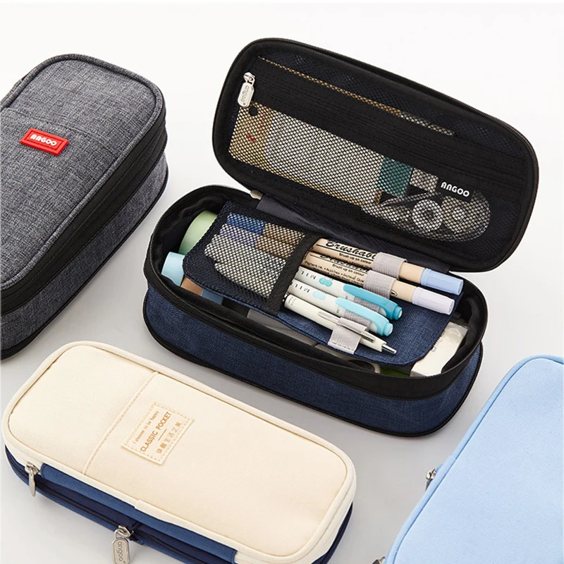 Large Capacity Pencil Case for Student Kawaii Cute Pencil Bags Pens Case School Supplies Stationery Pencil Bags Box Pencil Pouch
