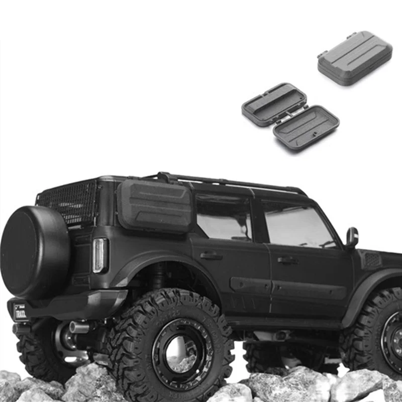 حافظة أدوات نايلون RC حافظة أدوات السيارة الجانبية على ظهره الديكور ل Traxxas TRX4M 1/18 RC الزاحف ترقية أجزاء السيارة الملحقات #4