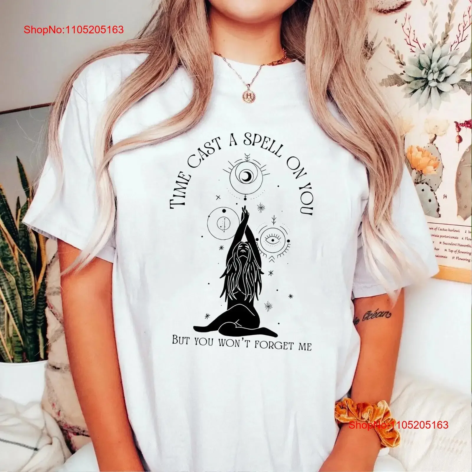 Stevie Nicks T Shirt Time Cast A Spell On You But Won't Forget Me vintage Washed Slightly Stretched streetwear