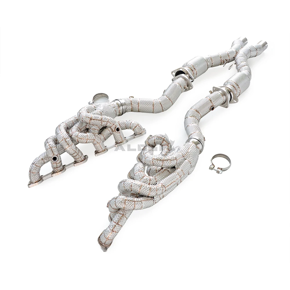 

Выпускной коллектор для Ferrari 599 6.0 2006-2015, выхлопной коллектор, автомобильный выпускной коллектор и передняя труба X