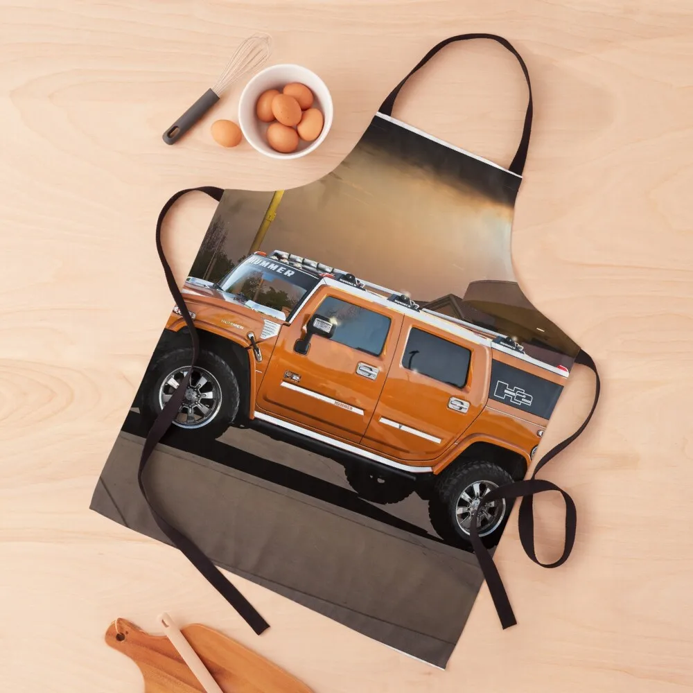 

GM Hummer H2 SUV Apron Kitchen Apras Man For Kitchen Household Items Useful Apron