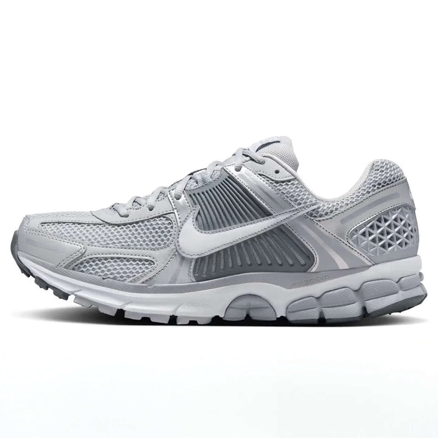Nike Zoom Vomero 5 Round Toe Comfort  Durability Low-Top Casual Training & Urban Commuting Running Shoes Men's Silver FJ4151-003