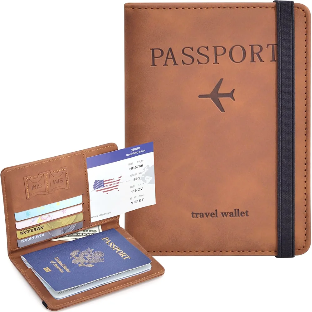 Card Top Loader - Porta Pasaportes, Funda para Pasaporte con
