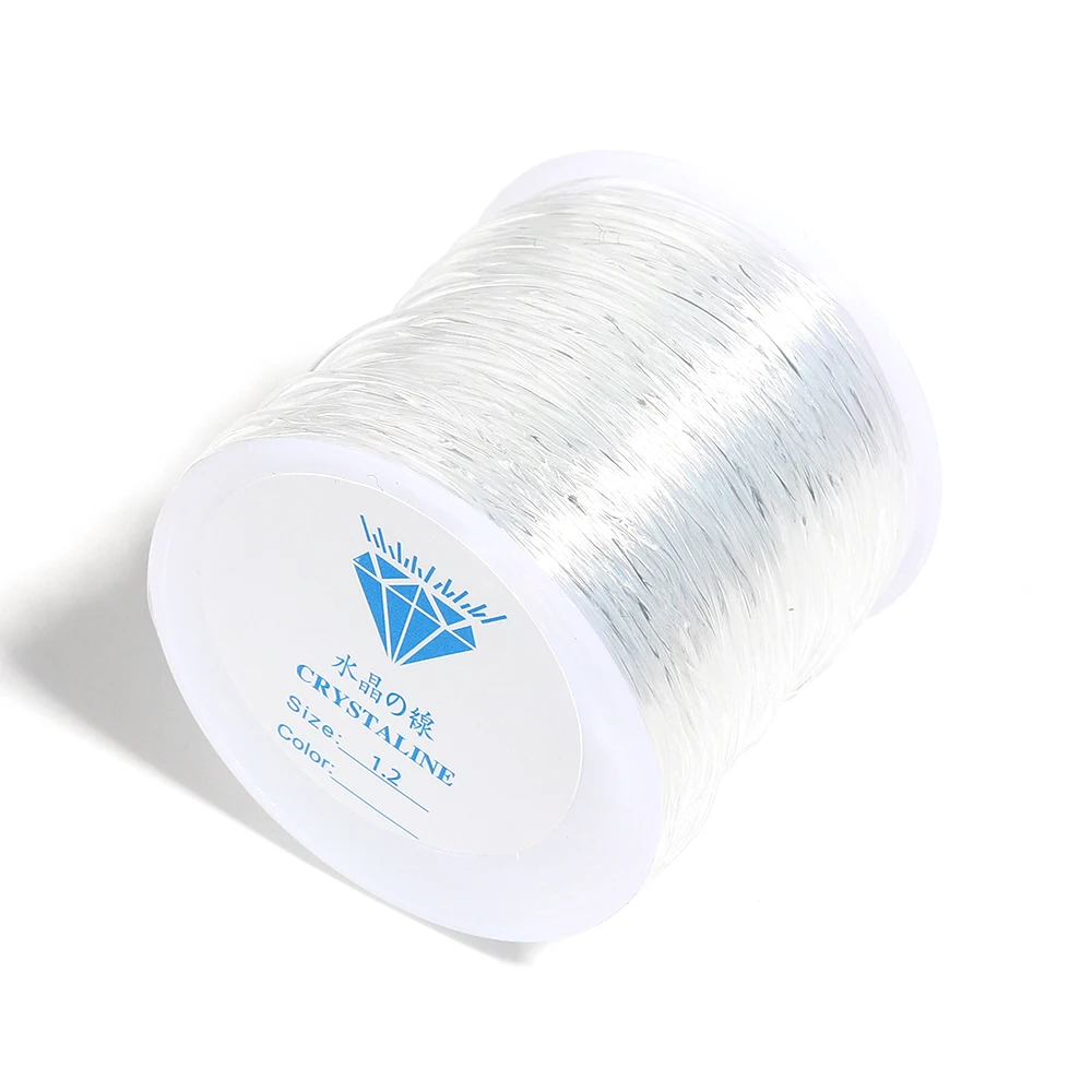 0.5-1.2mm Transparent Crystal Elastic Thread for DIY Jewellery Making