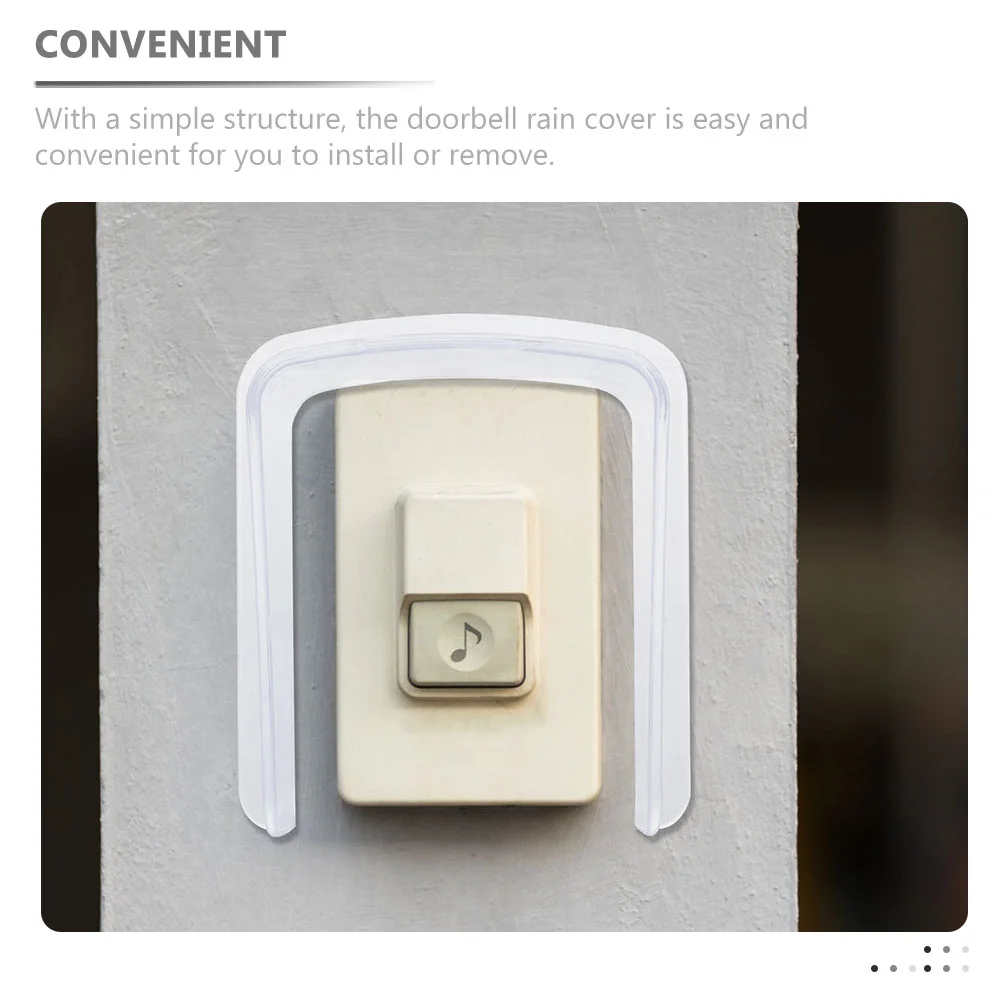 Door Bell Rainproof Doorbell Cover Lock Access Controller for Protective Outdoor Protection Wireless Child