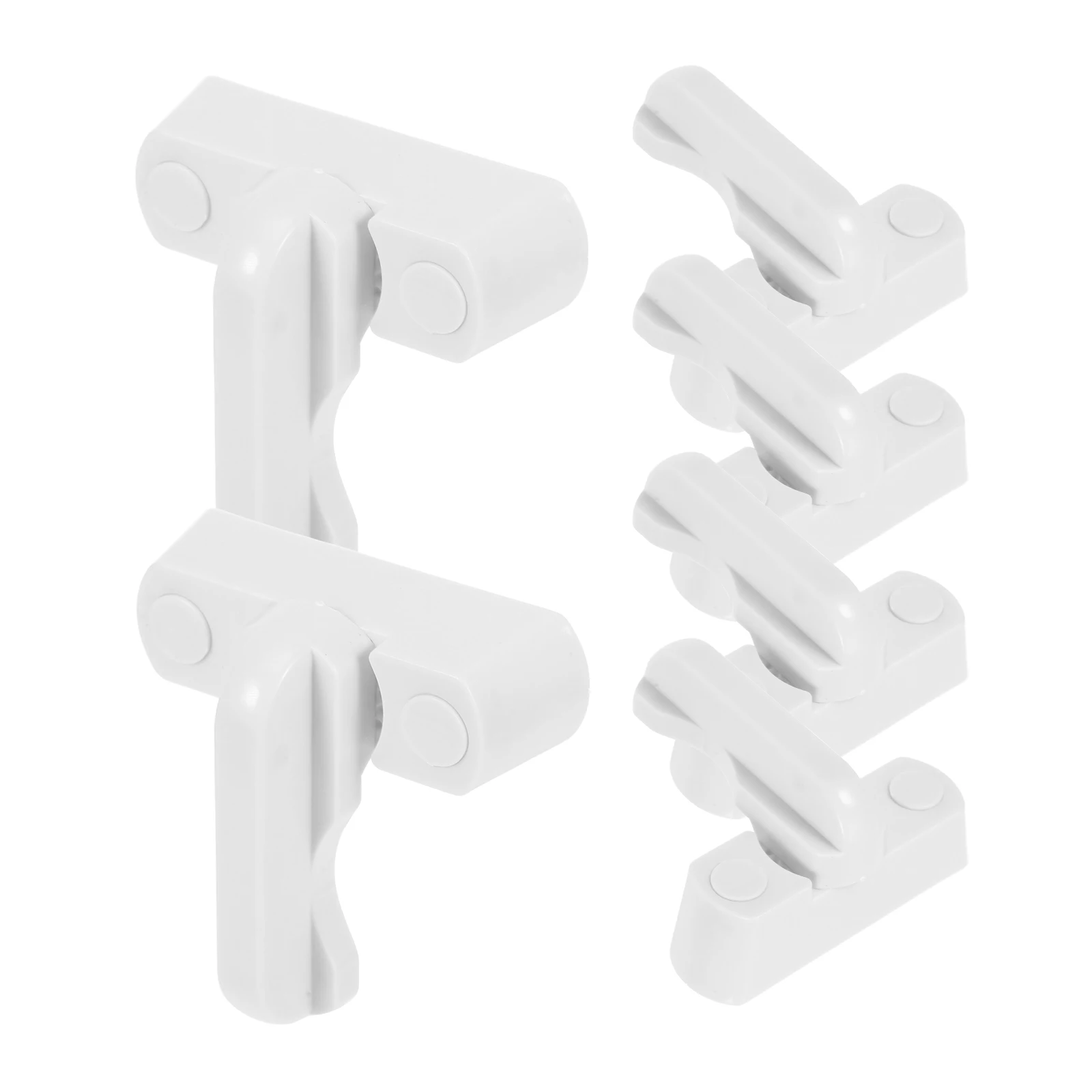 

1 set T-shaped Locks White Child Safety Anti-theft Safety Security Door Lock Metal Sash Latch Replacement Devices