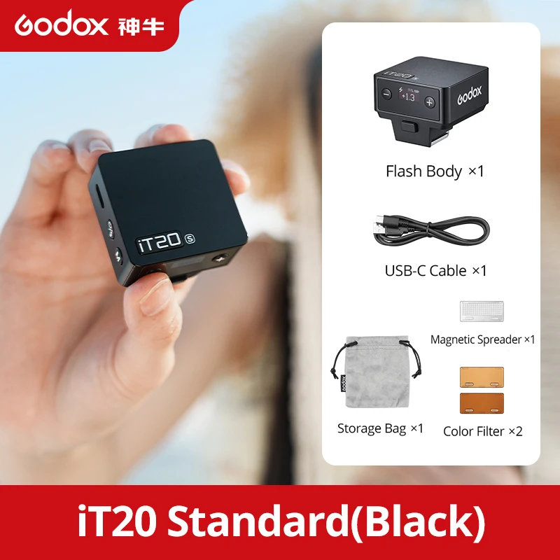 Godox iT20 Flash – Der perfekte Mini-Blitz für professionelle Fotos mit Canon, Nikon und Sony