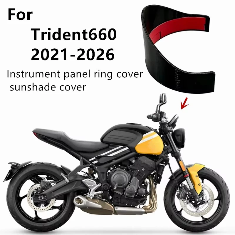 New For Trident 660 Trident660 2021-2026 Motorcycle Sun Visor Cover Instrument Screen Sunshade Guard Protection