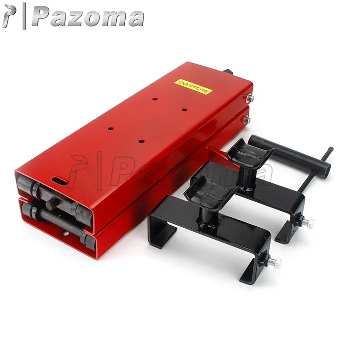 1100LBS Weight Capacity Motorcycle Stand Center Scissor Lift Hoist Workshop Bench Tool Set Seat Motorbike Lifting Jack Table