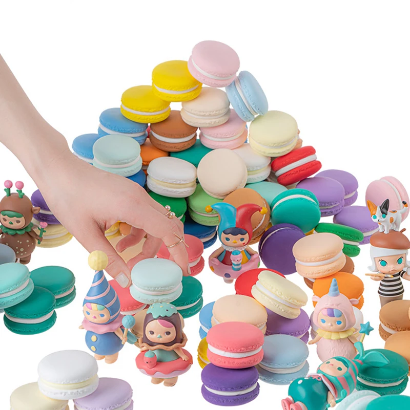 Simulation Macaron Cookies Fake Cake Model Dessert Shop Snack Ornaments Photography Props Wedding Party Baby Shower Baking Decor