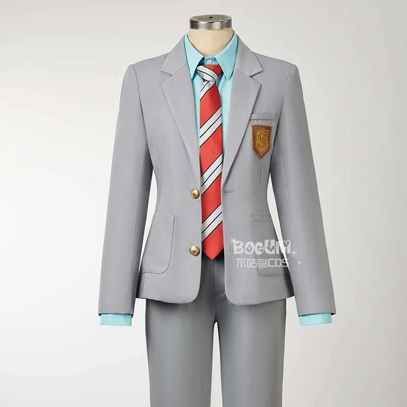 أنيمي الكذب في أبريل ميازونو كاوري أريما كوسي تأثيري حلي حفلة البدلة الزي المدرسي الثانوي ملابس الهالوين مخصص #2