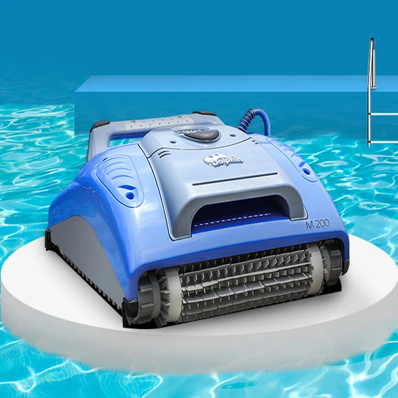 Pool sewage suction machine dolphin M200 automatic underwater vacuum cleaner pool bottom cleaning machine robot water