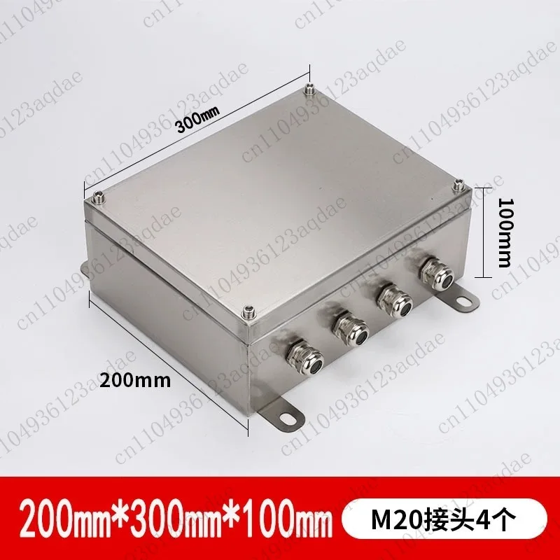 304 Outdoor Stainless Steel Terminal Box, Waterproof Junction Box, Cable Distribution UK Three-proof Junction Box
