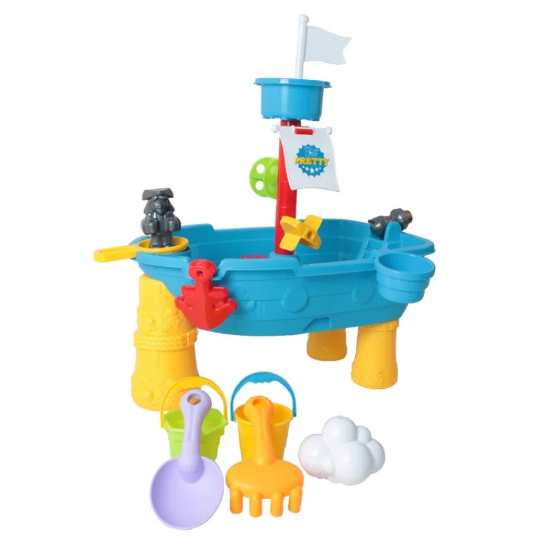 Outdoor beach tree sand pool set baby playing sand water