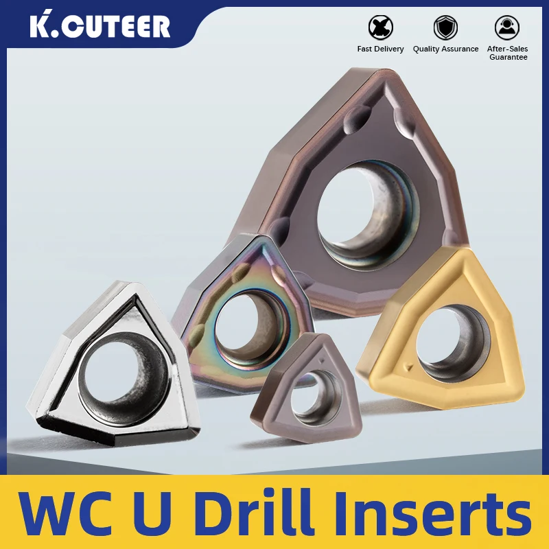 أداة القطع CNC, U مثقاب WCMX030208 WCMX040208 WCMX050308 WCMX06T308 WCMX080412 FN ACZ330 كربيد WCMX أداة القطع CNC WCMT
