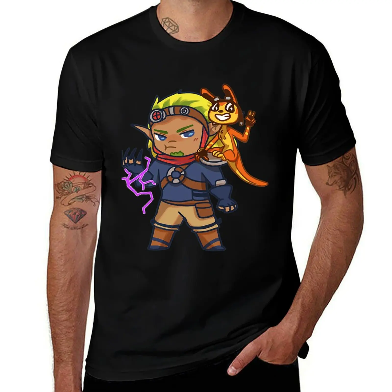 

Jak And Daxter T-Shirt funny t shirts dark humor t shirts cotton 100% man tshirt T-Shirt