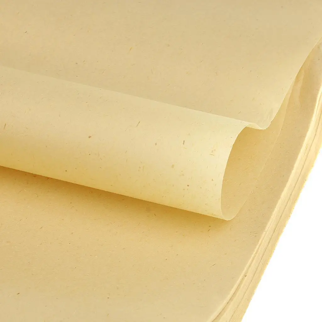 50 folhas de papel xuan para papel de prática de pintura chinesa (72 x 42 cm, 28,34 153 polegadas)