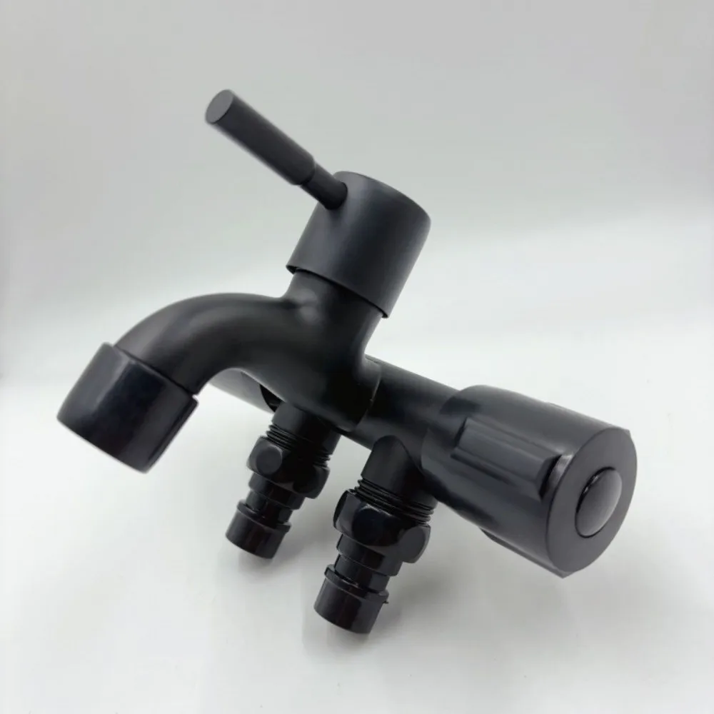 

Rust-proof Four Way Valve Faucet Zinc Alloy Durable Washing Machine Faucet Ceramic Disc Valve Core One in Three Out