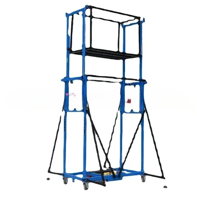 And Outdoor Decoration New Foldable Remote Control Automatic Hoist Electric Scaffold Lift Mobile Platform Indoor