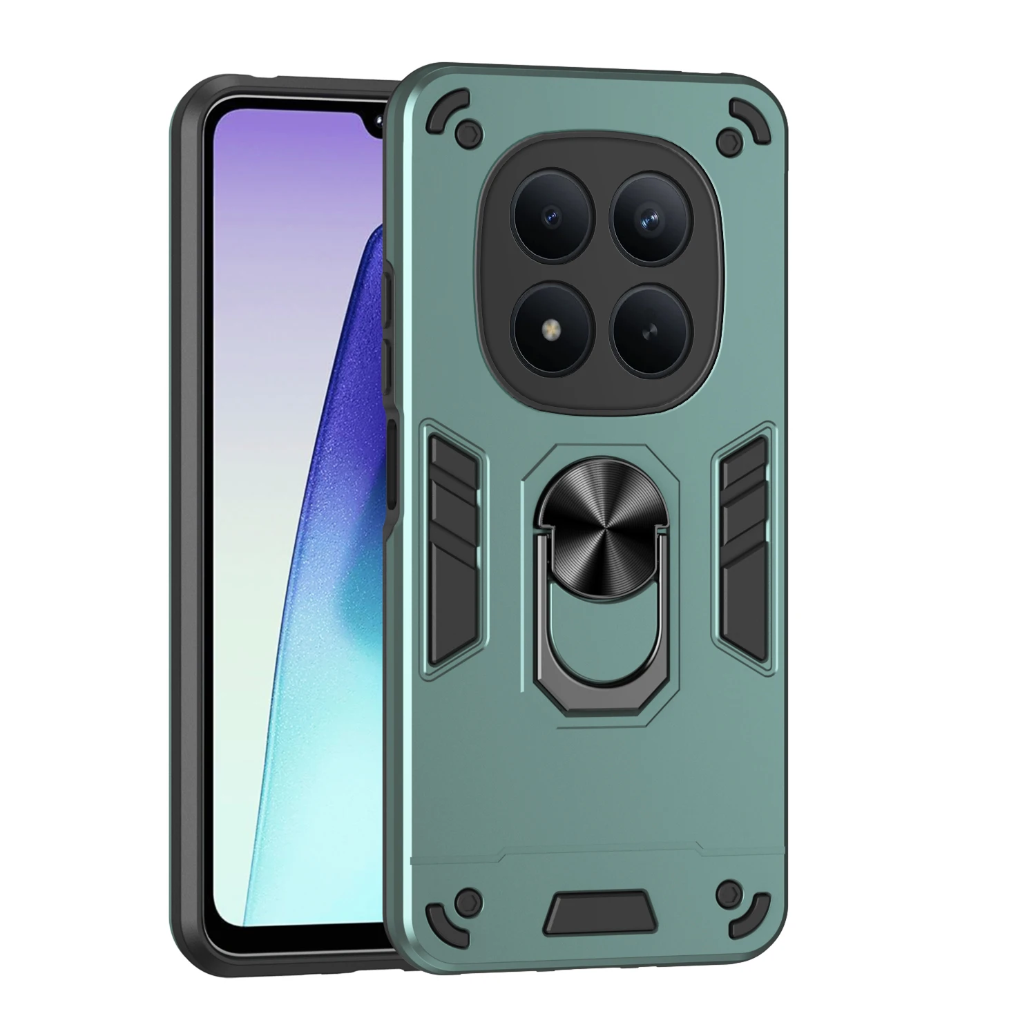 Militärisch robuste Hülle für Xiaomi Redmi Note 15 Pro 5G Note 14 Pro+ Plus Schutzhülle Stoßfest mit Ringständer Fundas Coque – Detail 10
