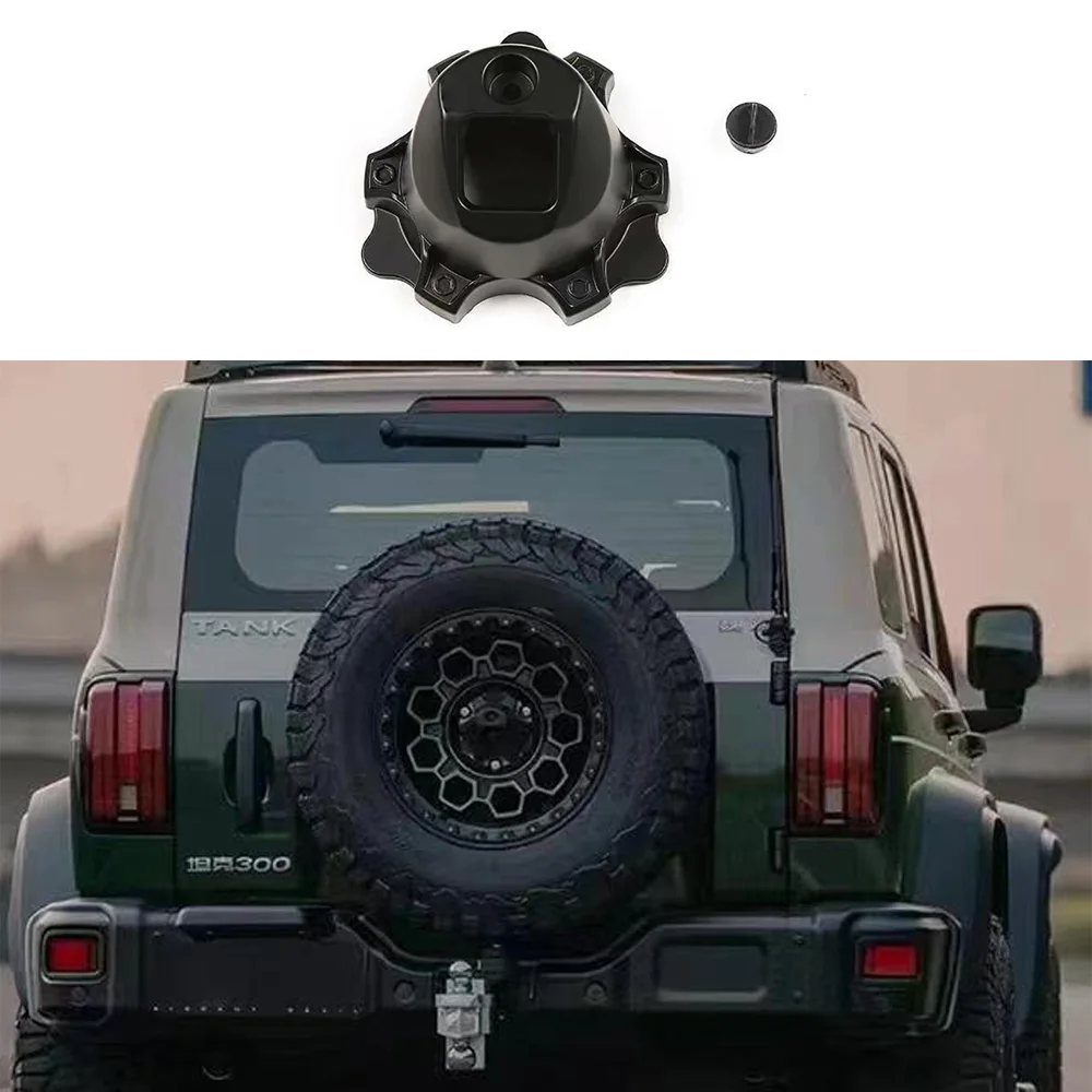 

Fit For Tank 300 2021-2024 Car Special Decorative Cover AccessoriesSpare Tire Camera Protective Cover Wheel Hub Modification
