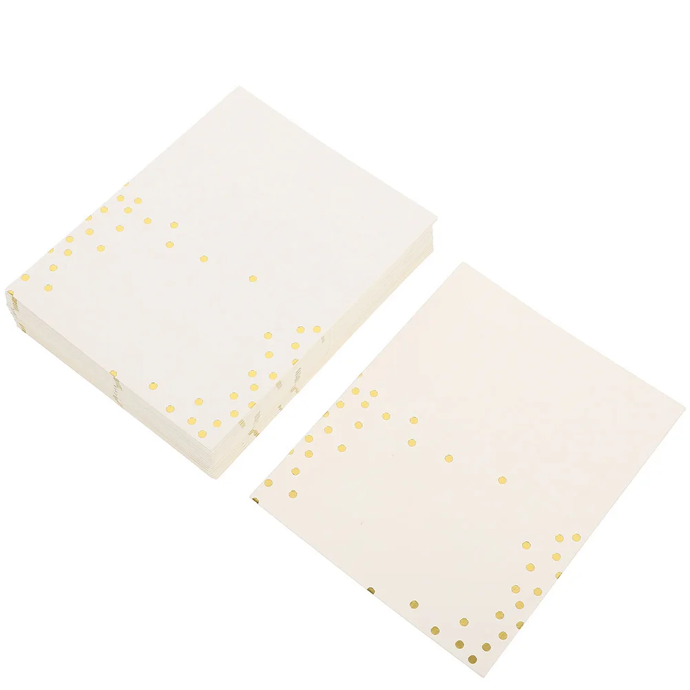 

100Pcs Paper Table Name Tent Cards Gold Foil Printing Blank Seating Cards Wedding Party Decorations Wedding Seat Card