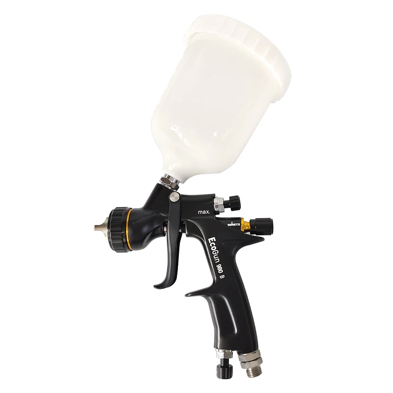 Original  WARTE 980B High Efficiency atomization spray gun Steel Nozzle Paint Professional Airbrush Spray Gun for Cars Painting