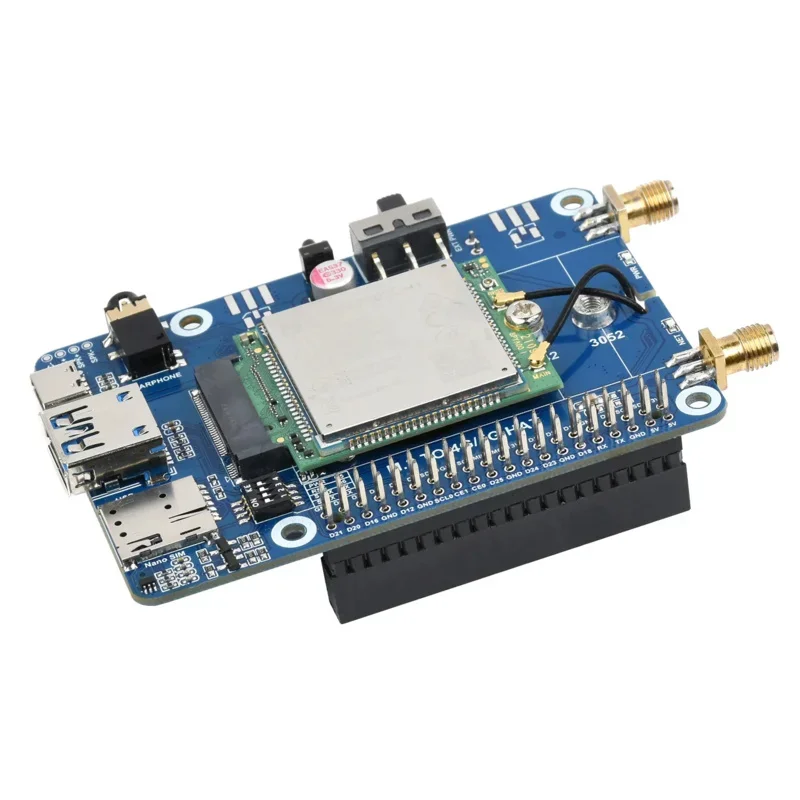 4G LTE SMS GPS GNSS Module HAS Breakout Shield Starter Kit for RPI Raspberry Pi 4 Model B 5 3 3B Plus Board 2GB 4GB 8GB RAM