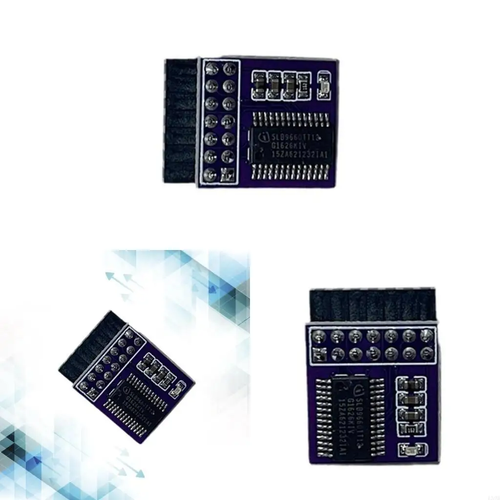 

Плата TPM, 14PIN TPM 2.0 Модуль интерфейс LPC Сильный шифрование модуля TPM для материнской платы компьютера