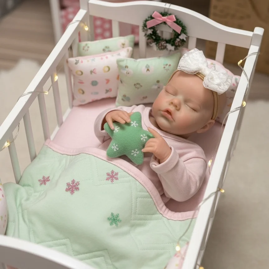 42cm Can Open Mouth&Washable Soft Silicone Bebe Reborn Girl Doll With Painted Skin Lifelike Newborn Doll bebe reborn de silicona