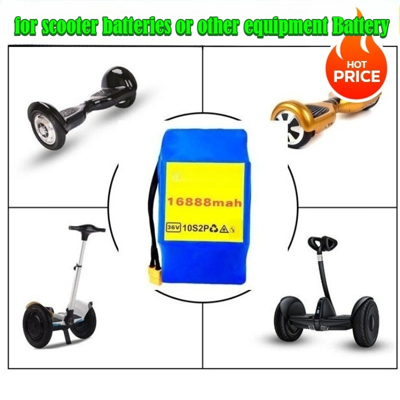 

For Twist Car Battery 36V 16888AH 810S2P Lithium Battery Pack 18650 Power Battery