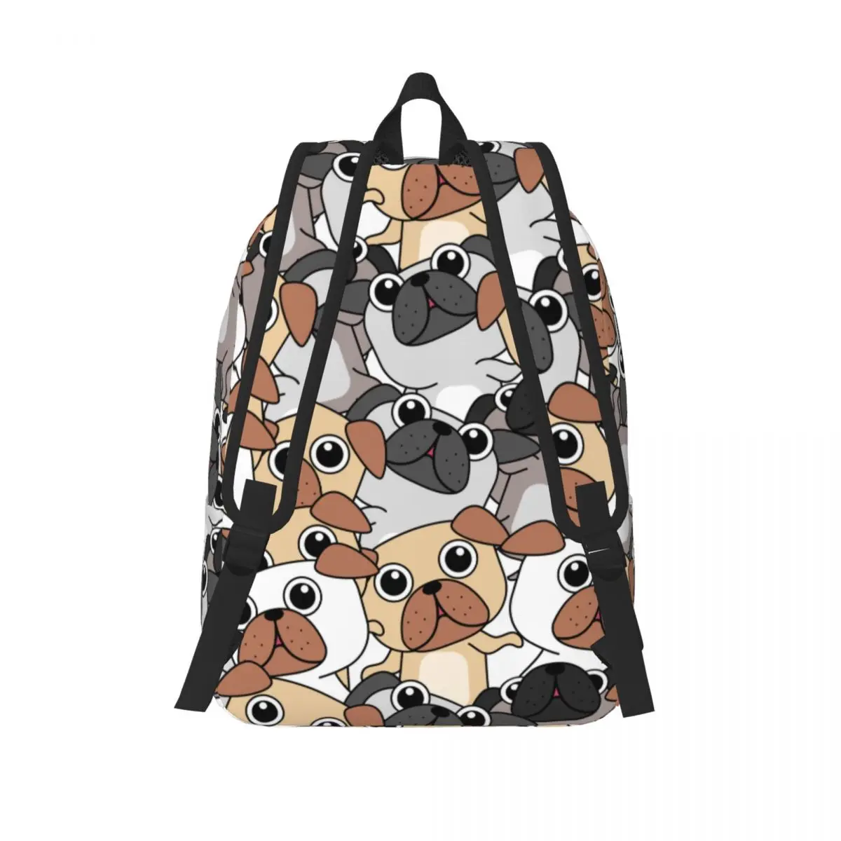 Mochila de buldogue francês para adolescentes, Mochila para estudante do ensino fundamental, sacos de livros para cães bonitos, mochila ao ar livre