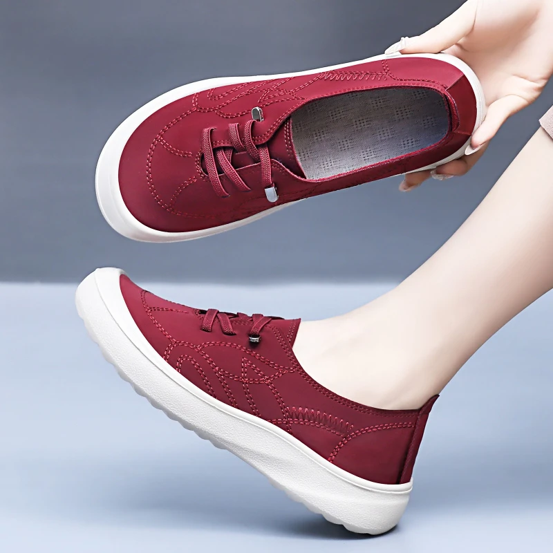 

Summer Women Shoes Trend Casual Shoes Versatile Soft Surface Autumn Comfortable Flat Shoes Soft Sole Breathable Fashion Loafers