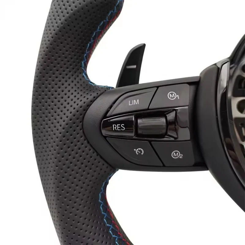 For BMW Half Alcantara Leather M Sport Steering Wheel Upgrade Fit F01 F06 F10 F11 F20 F21 F22 F30 F31 F32 F34 F36 F80 F82 F87 F9