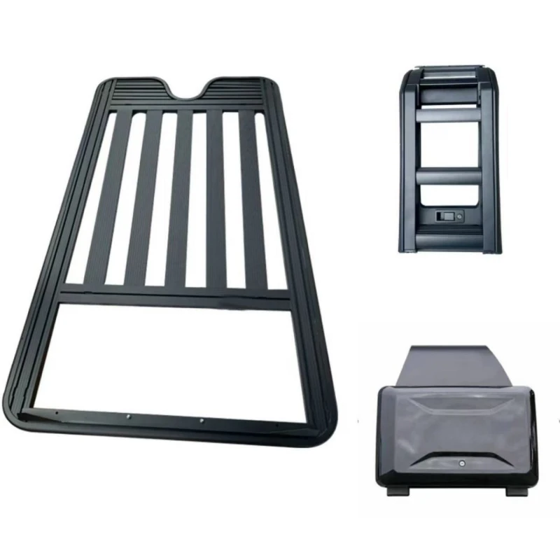 

Roof rack frame, foldable, side ladder, aluminum alloy, expansion platform, off-road