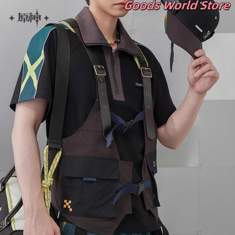 

Kinich Уличная куртка Mihoyo Gneshin Impact Figure Kinich Косплей Костюм Ролевая игра Хэллоуин Вечеринка Повседневная одежда для поездок на работу