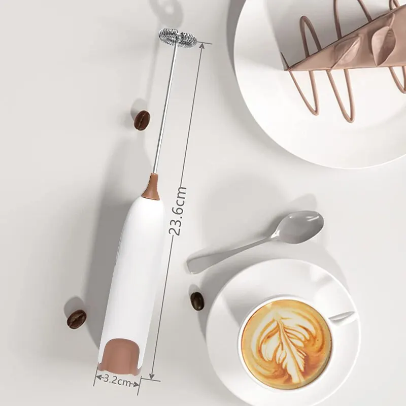 Mini Handheld Coffee Cream Frother Whisk Wholesale Home Baking Cream Frother Wireless Handheld Blender