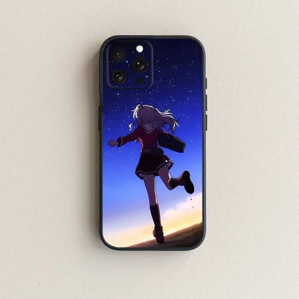 C-Charlotte Phone Case For iPhone 17,16,15,14,13,12,11 Plus,Pro Max,XS,X,XR,SE,Mini,8,7,Soft Silicone Black Cover #6