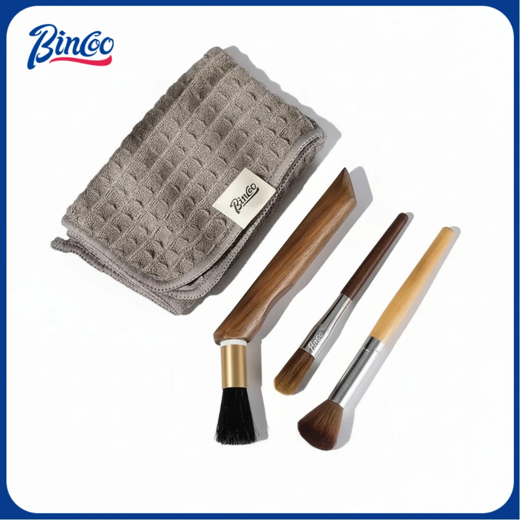Bincoo Coffee Bar Towel Waffle Towel Set Barista's Special Cloth Absorbent Coffee Cleaning Tools
