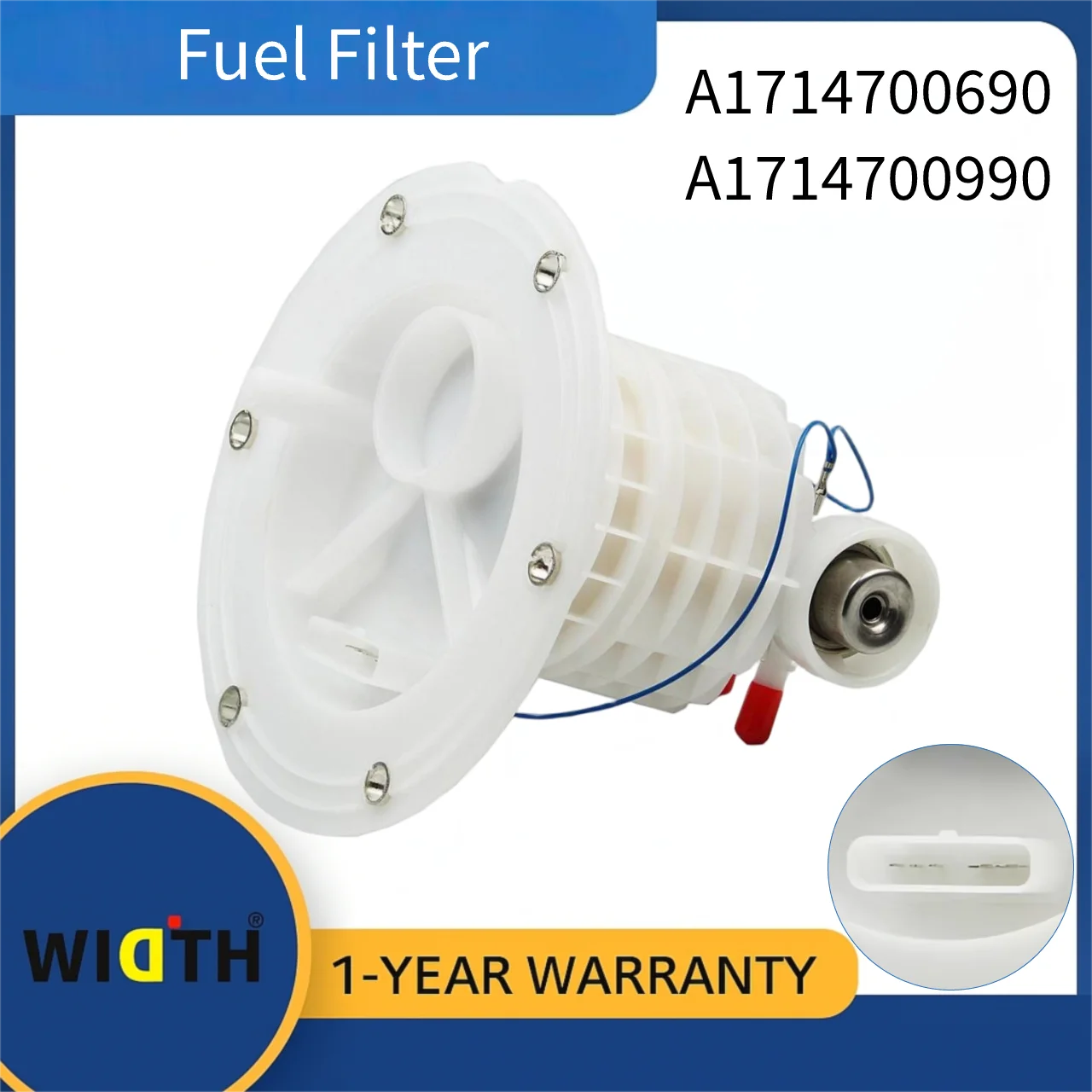 

A1714700690 A1714700990 Fuel Filter for Mercedes-Benz S300 S300L S350L S500L SLK200K SLK300 SLK350 2004-2010 | OE Replacement